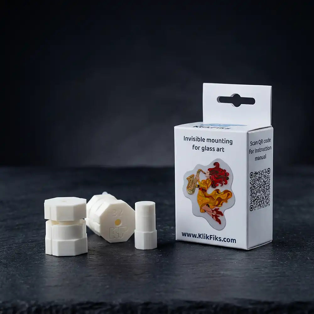 KlikFiks Basic Hängeset – 2x Halterungen + 1 Stütze